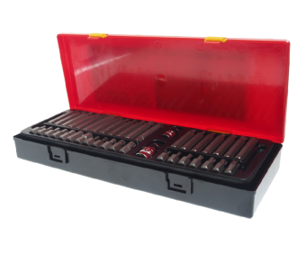 Набор JTC  бит 1/2" 3/8"HEX,TORX,SPLINE 6- гранных, 40 предм. в кейсе