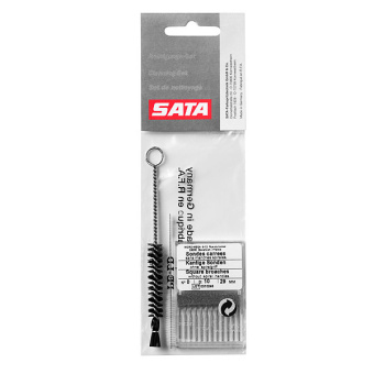 Набор SATA для чистки пистолетов (2 ёршика+12 игл)