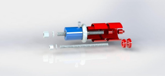 Выпрессовщик универсальный для выпрессовки пальцев и втулок на базе АВТОМОТИВ ВСГ40(50)