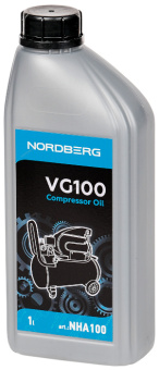 Масло NORDBERG для поршневых компрессоров, VG-100  (1л)