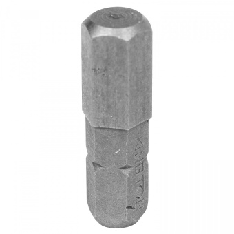 Вставка KING TONY (бита) торцевая 1/4", HEX, 7 мм, L = 25 мм