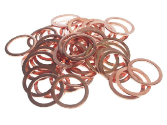 Шайба 20.4х25.8х1.2 медная 50шт. JTC