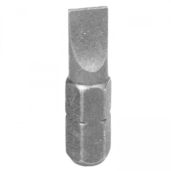 Вставка KING TONY (бита) торцевая 1/4", Slotted, 6х1.0 мм, L = 25 мм