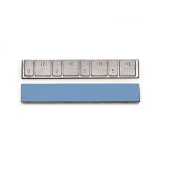 Груз CLIPPER самоклеящийся тонкий на синей ленте, 19 мм. 60 гр. 4x5g-4x10g *50шт