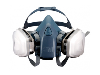 Полумаска 3M 7502 средняя, в сборе, размер М (не оригинал)
