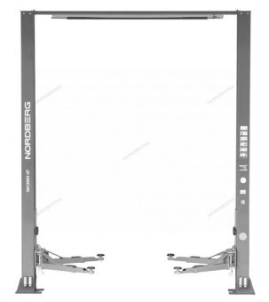 Подъемник Nordberg 380V двухстоечный с верхней синхронизацией 4 тонны H=3,6 м (серый) СНЯТ