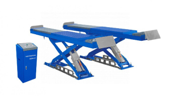 Подъемник ножничный Nordberg для сход-развала 4,5 т, 380 В, синий