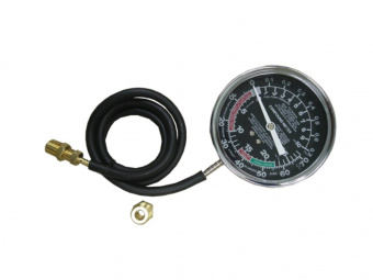 Вакуумметр, от -1 до 1 бар, комплект адаптеров, кейс, 5 предметов МАСТАК 120-30003C