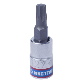 Насадка KING TONY (бита) торцевая 1/4", TORX T27, L = 37 мм