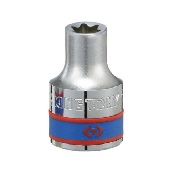 Головка торцевая TORX Е-стандарт 1/2", E18, L = 39 мм KING TONY 437518M