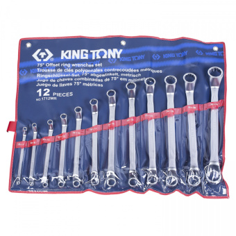 Набор накидных ключей, 6-32 мм, 12 предметов KING TONY 1712MR
