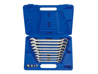 Набор комбинированных трещоточных ключей KING TONY , 8-19 мм, кейс, 13 предметов