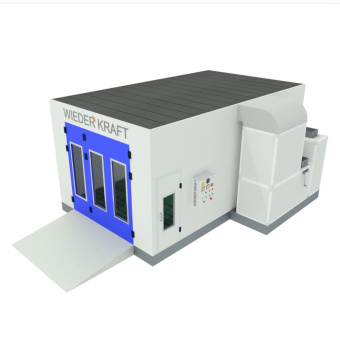 Камера окрасочно-сушильная WiederKraft WDK-210ER на электрических ТЭНах, 100% решетчатый пол