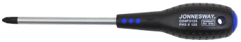 Отвертка Jonnesway стержневая крестовая FULL STAR, PH3х125 мм