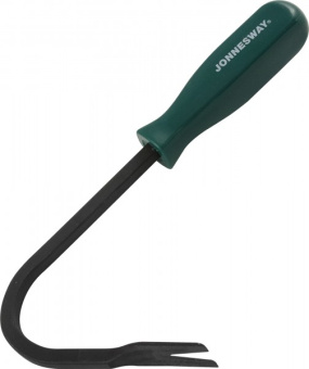 Съемник Jonnesway пистонов обшивки дверей с V-образным захватом изогнутый