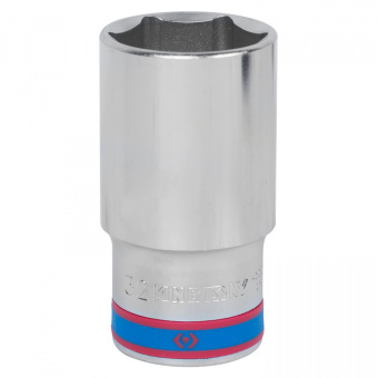 Головка KING TONY торцевая глубокая шестигранная 1/2", 32 мм