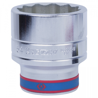 Головка KING TONY торцевая стандартная двенадцатигранная 1", 54 мм