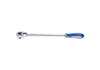 Трещотка 1/2", 250 мм, 32 зубца, флажковая с кнопкой KING TONY 4762-10G