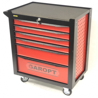 Тележка GAROPT Gt9506 инструментальная, Серия "Premium", 6 ящ, red