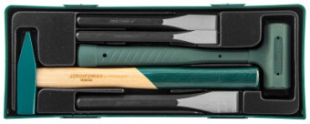 Набор Jonnesway молотков и зубил, 5 предметов (ложемент)