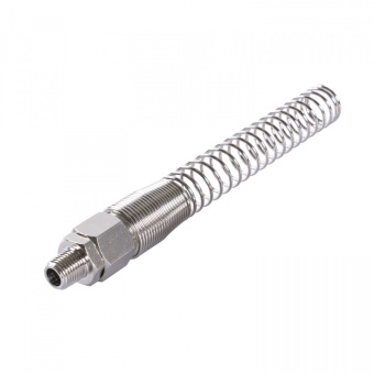 Переходник резьбовой M1/4", с пружиной под шланг 10x14,5 мм МАСТАК 697-12