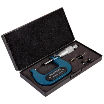 Микрометр WiederKraft нониусный 25-50 мм, 0,01 мм