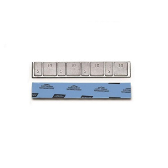 Груз CLIPPER самоклеящийся тонкий на ленте "Norton/Norbond" 19 мм. 60 гр. 4x5g-4x10g *50шт