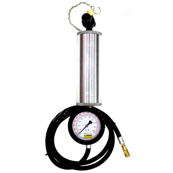 Манометр МАСТАК с колбой для очистки топливных систем, 1 л