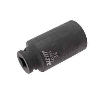 Головка JTC торцевая 1/2" 32мм 12-ти гранная ударная тонкостенная, L = 82 мм