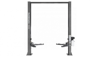 Подъемник Nordberg двухстоечный 4 т, верхняя синхронизация, H=3,6 м, 220 В, серый