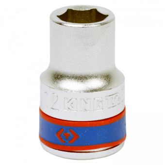 Головка KING TONY торцевая стандартная шестигранная 1/2", 12 мм