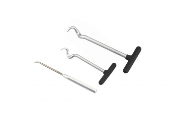 Набор для демонтажа сальников и резиновых колец, кейс, 3 предмета МАСТАК 109-60003C