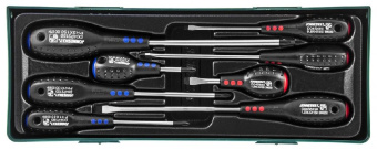 Набор Jonnesway отверток стержневых FULL STAR в ложементе, 8 предметов