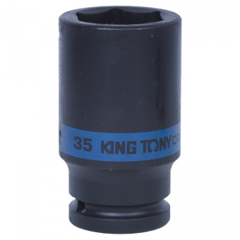 Головка KING TONY торцевая ударная глубокая шестигранная 3/4", 35 мм
