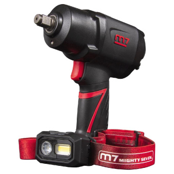 Гайковерт MIGHTY SEVEN NC-4255QL пневматический ударный 1/2", 1627 Нм + фонарь NC-4255QL