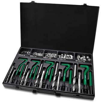 Набор TOPTUL для восстановления резьбы 130 шт M5-M12