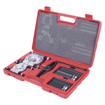 Съёмник подшипников, 30-75 мм, сегментного типа, кейс, 12 предметов МАСТАК