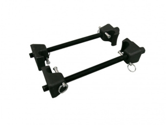 Стяжка амортизаторных пружин, 300 мм, с фиксаторами, одинарный крюк, 2 предмета МАСТАК 100-05301