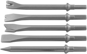 Комплект Jonnesway насадок длинных для пневматического молотка (JAH-6832/6833/H), 5 предметов