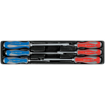 Набор KING TONY отверток силовых, ложемент, 6 предметов