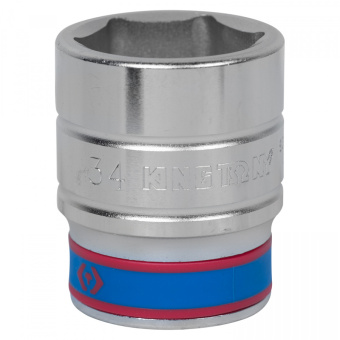 Головка торцевая стандартная шестигранная 3/4", 34 мм KING TONY 633534M