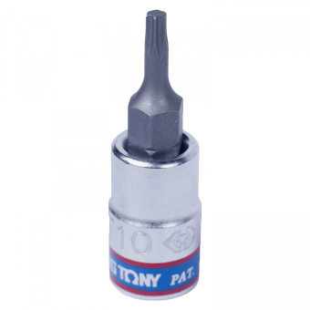 Насадка KING TONY (бита) торцевая 1/4", TORX T10, L = 37 мм