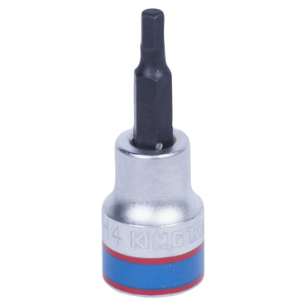Насадка KING TONY (бита) торцевая 3/8", HEX, 4 мм, L = 50 мм