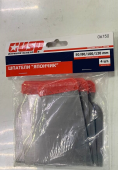 Шпатель USP металлический, 50/80/100/120мм*4
