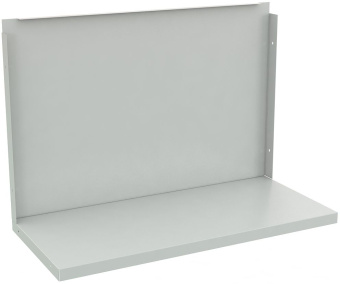 Полка и стенка Практик WSh-140/1 верстачные. Для 1 тумбы и столешницы WT-140