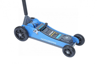 Домкрат Nordberg подкатной с большими колесами, 3 т