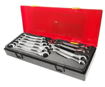 Набор JTC ключей разрезных евро-типа 10 предметов в кейсе